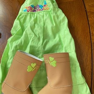 American Girl Doll “The Beach Dress” and boots
